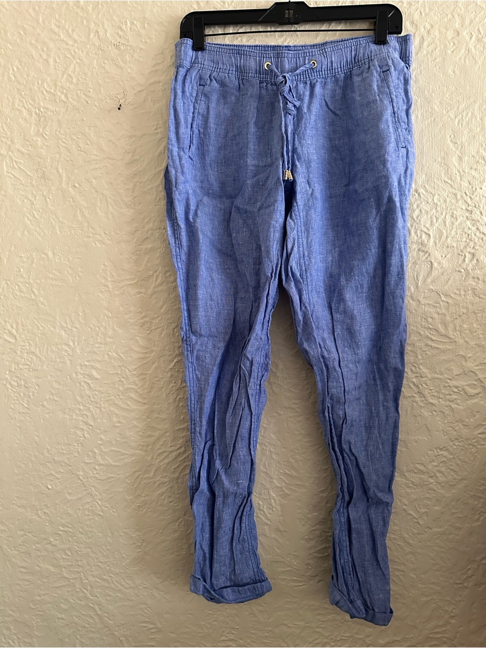 Lilly Pulitzer Blue Linen Pants Medium